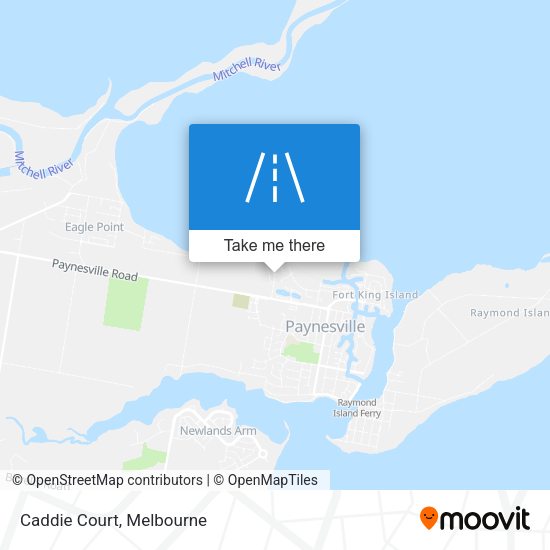 Caddie Court map