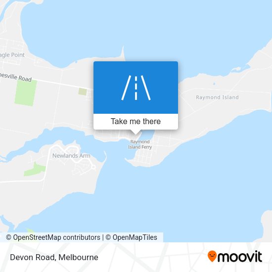Devon Road map
