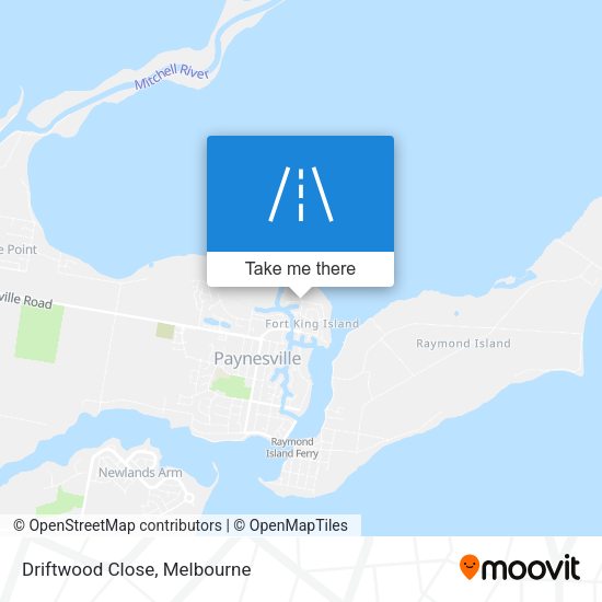 Driftwood Close map