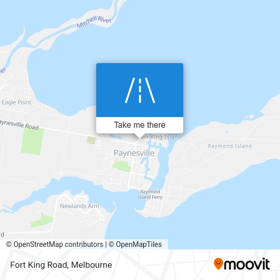 Fort King Road map