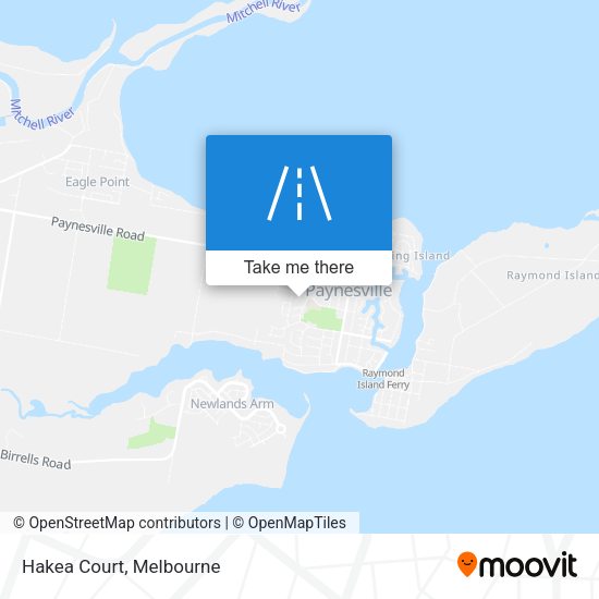 Hakea Court map