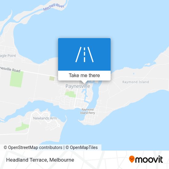 Headland Terrace map