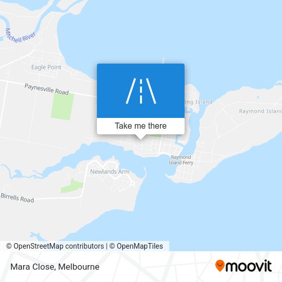 Mara Close map