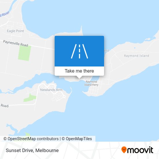 Sunset Drive map