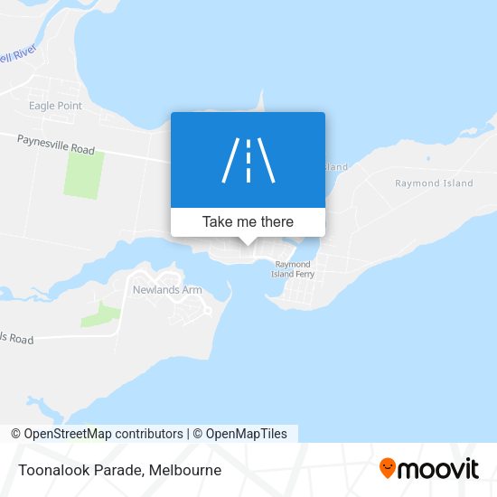 Toonalook Parade map