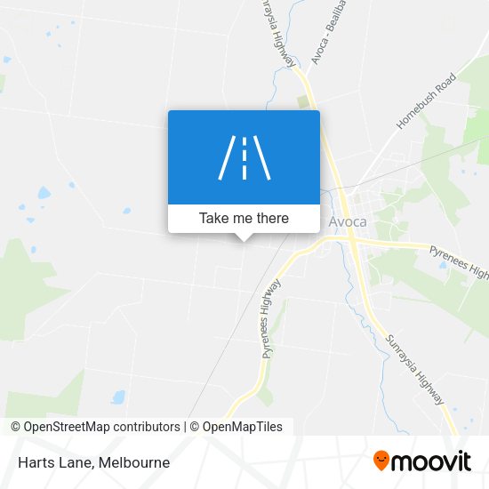 Harts Lane map