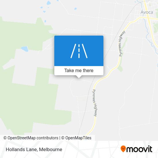 Hollands Lane map