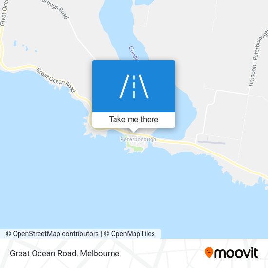 Great Ocean Road map