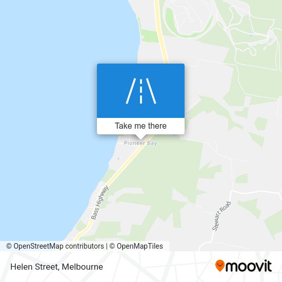Helen Street map