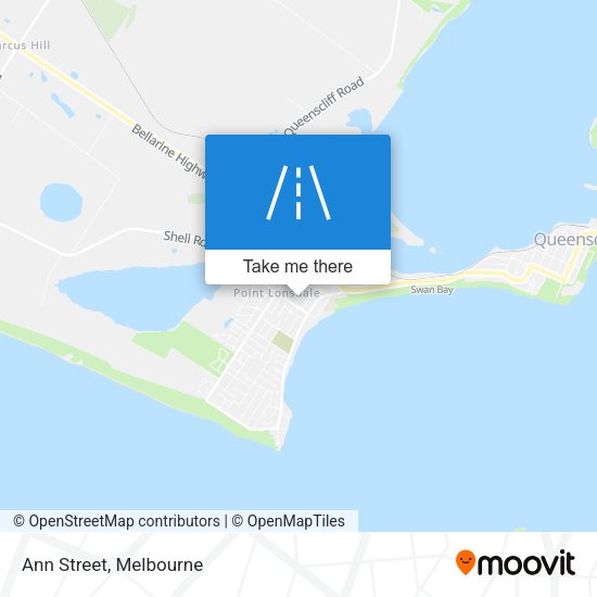 Ann Street map