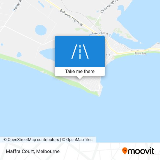 Maffra Court map