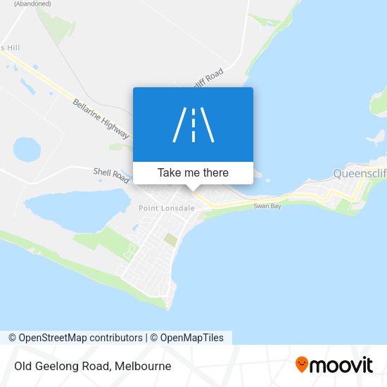 Old Geelong Road map