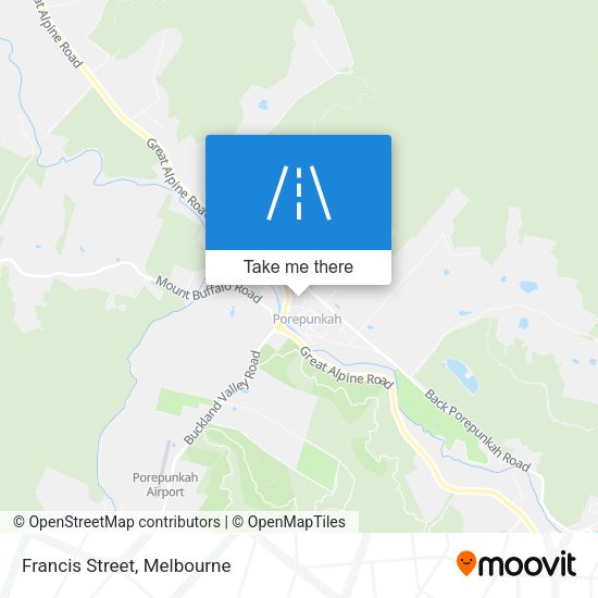 Francis Street map