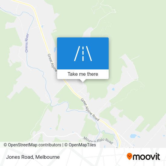 Jones Road map