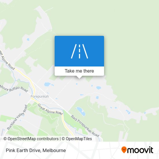 Pink Earth Drive map