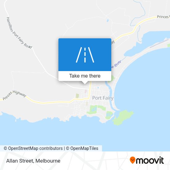 Allan Street map