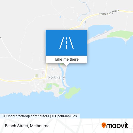 Beach Street map