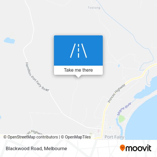Blackwood Road map