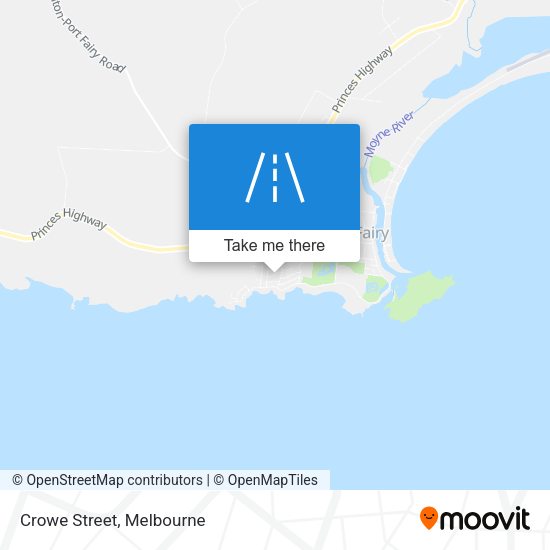 Crowe Street map