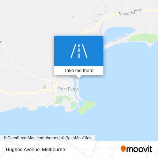 Hughes Avenue map