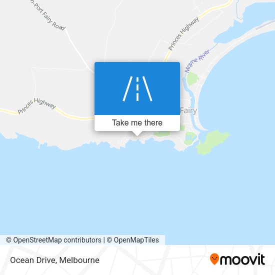 Ocean Drive map