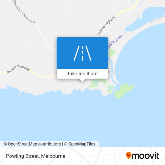 Powling Street map