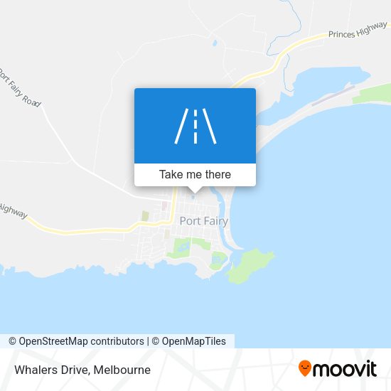 Whalers Drive map