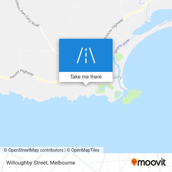 Willoughby Street map