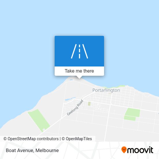 Boat Avenue map