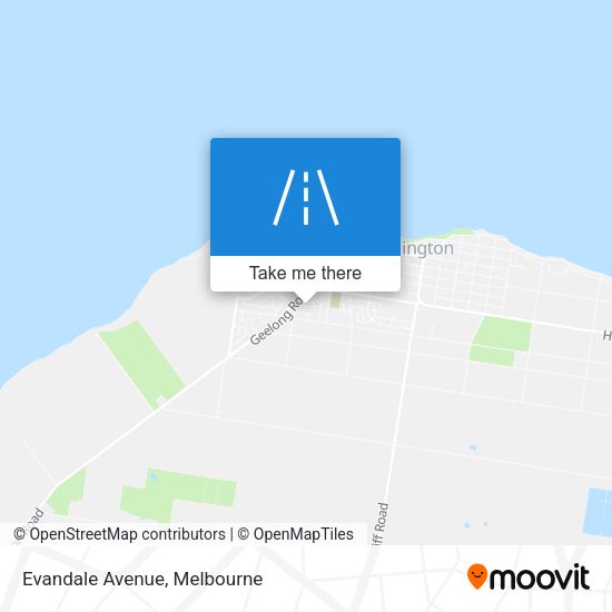 Evandale Avenue map