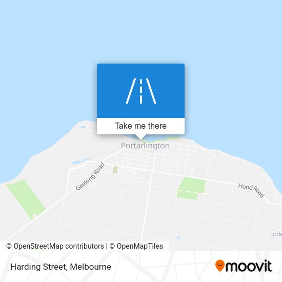 Harding Street map