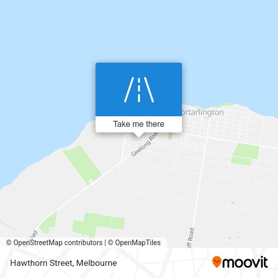 Hawthorn Street map