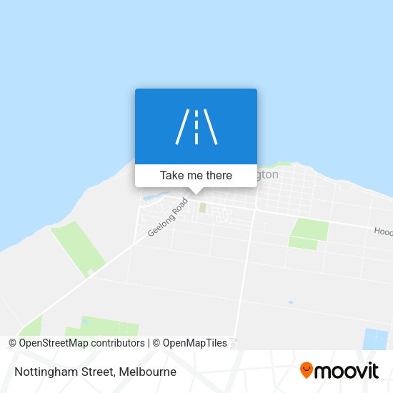 Nottingham Street map
