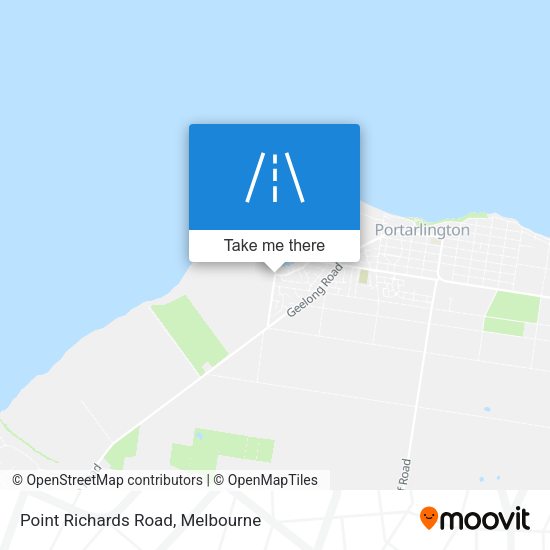 Point Richards Road map
