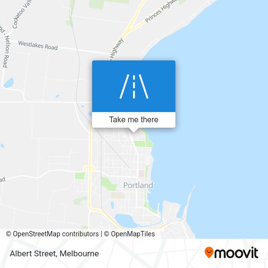 Albert Street map