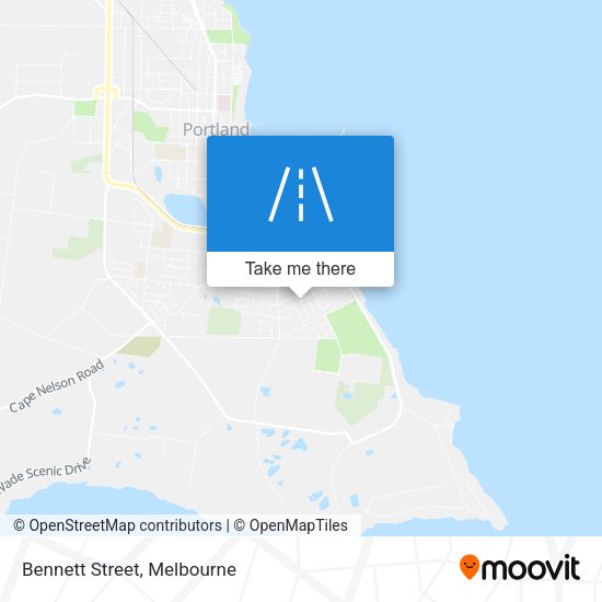 Bennett Street map