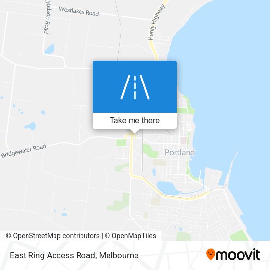 East Ring Access Road map