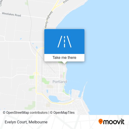 Evelyn Court map