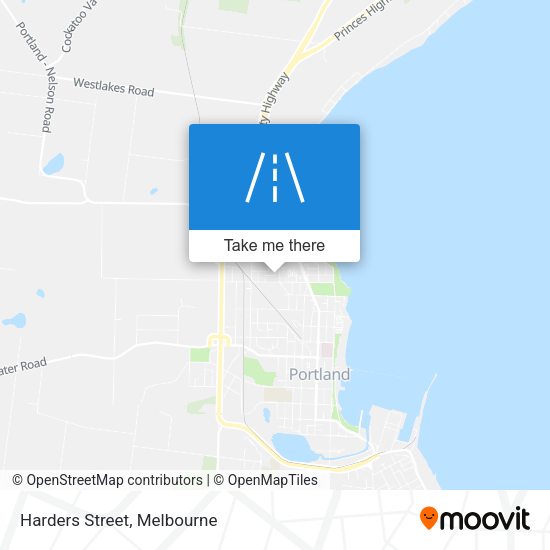 Harders Street map