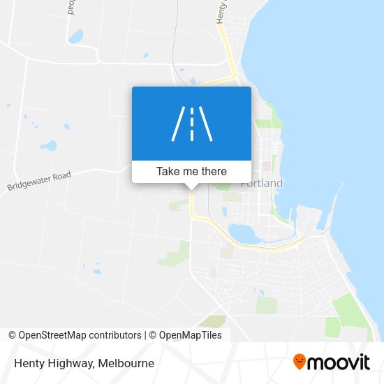 Henty Highway map