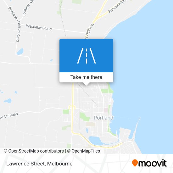 Lawrence Street map
