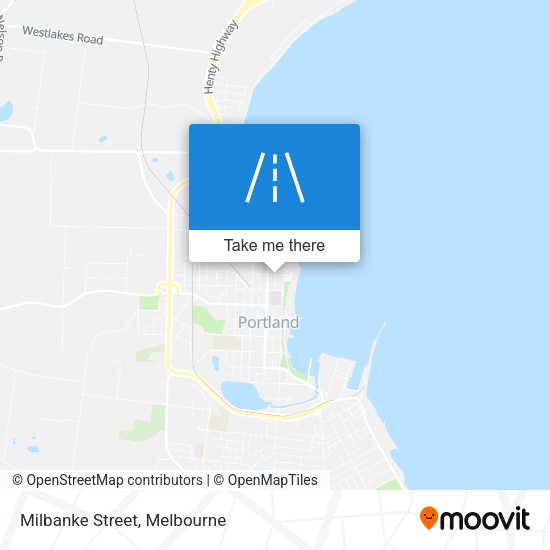 Milbanke Street map