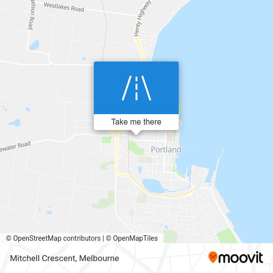 Mitchell Crescent map