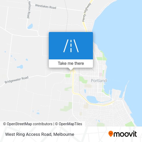 West Ring Access Road map