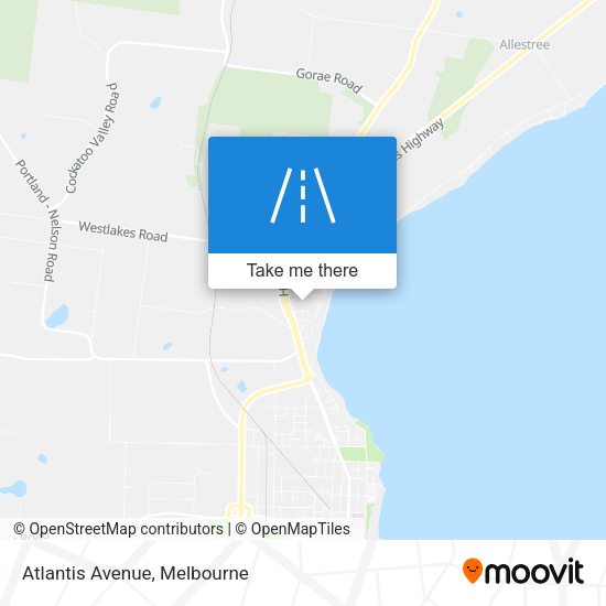 Atlantis Avenue map