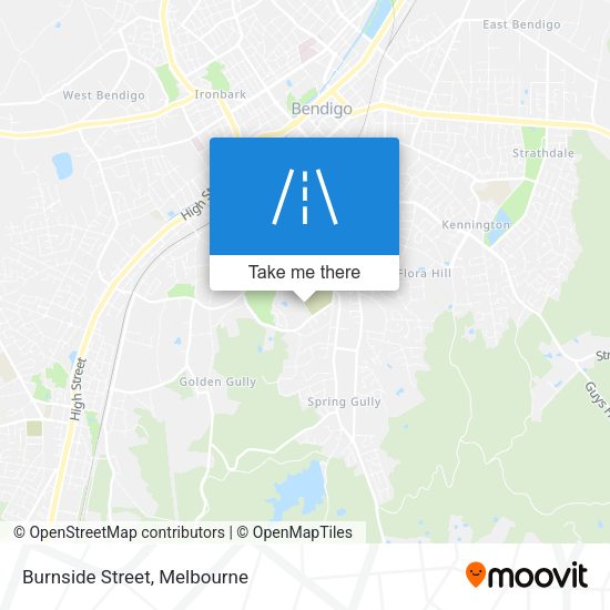 Burnside Street map