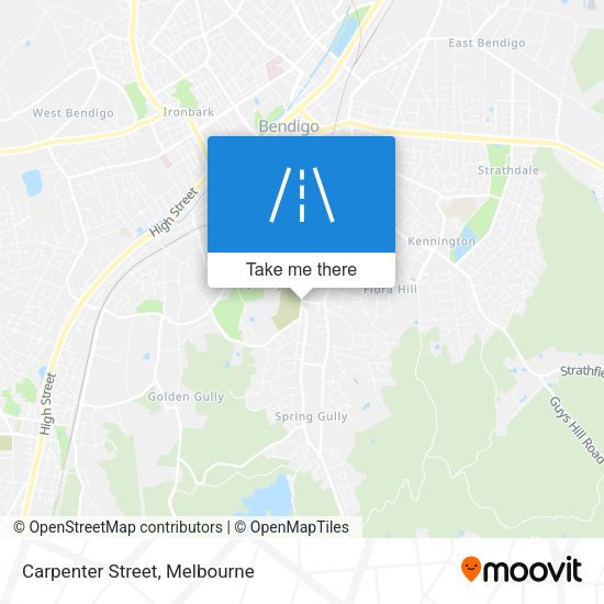 Carpenter Street map