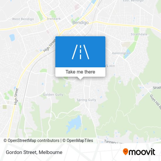 Gordon Street map