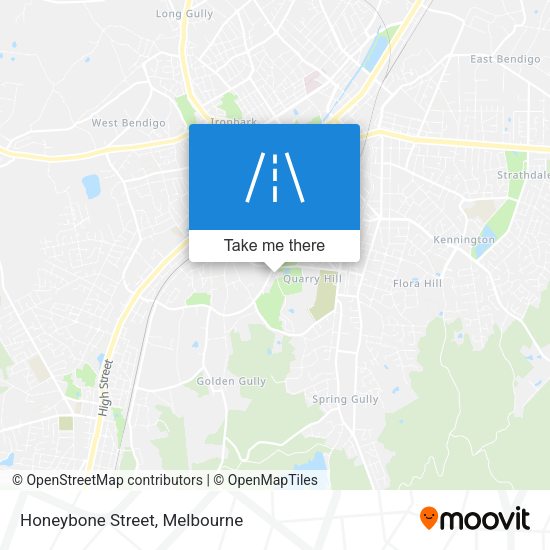Honeybone Street map