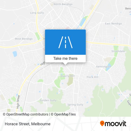 Horace Street map
